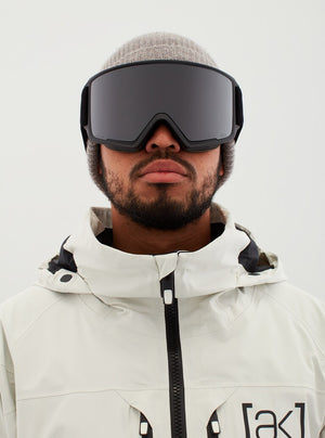 ANON M3 GOGGLES + BONUS LENS + MFI® FACE MASK - Frame: Smoke Lens: Perceive Sunny Onyx