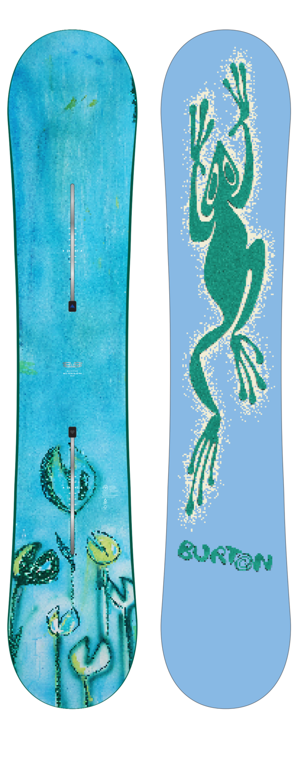 2026 Unisex Blossom Snowboard - Frog