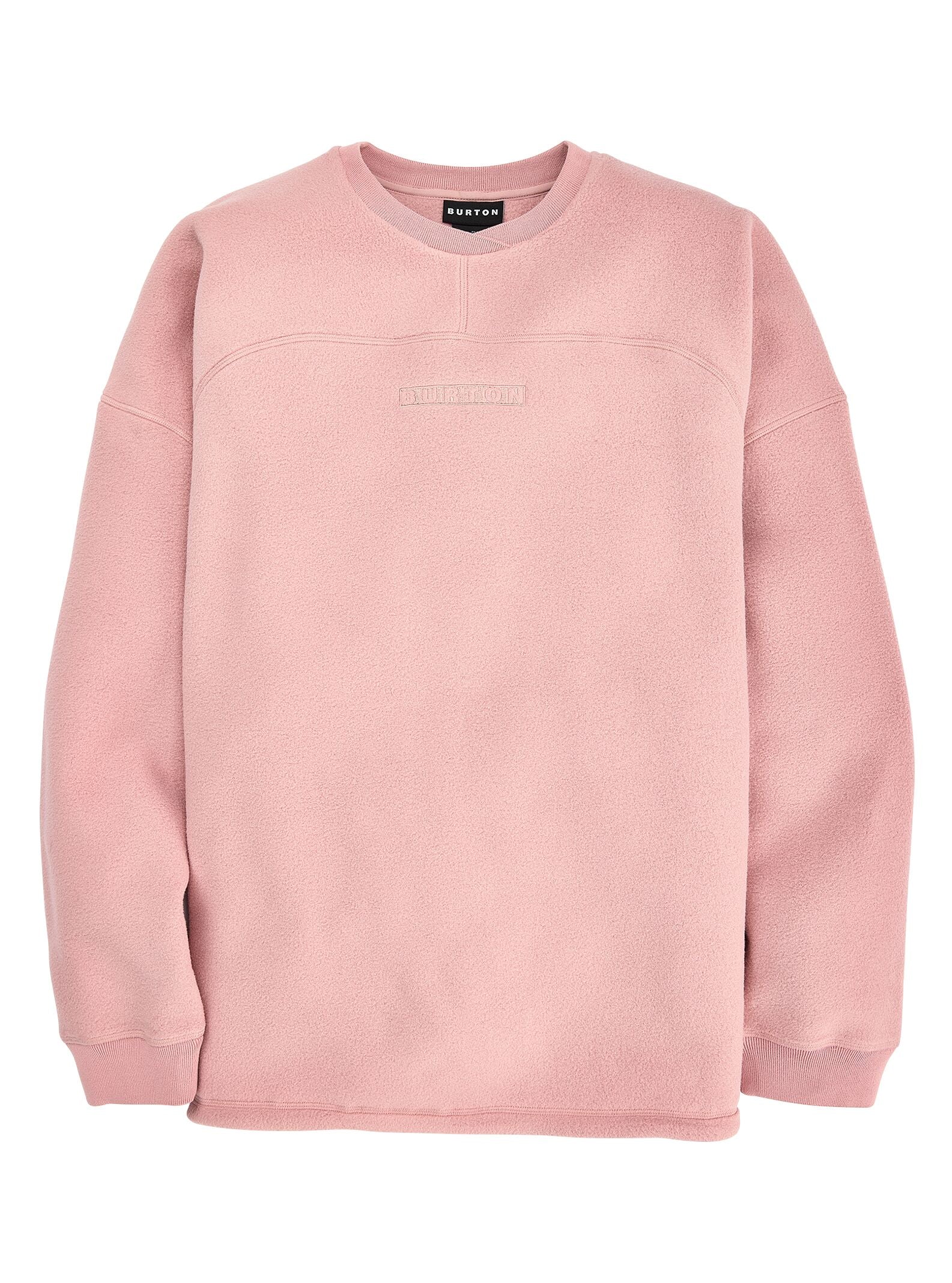 Cinder Crewneck Fleece - Powder Blush