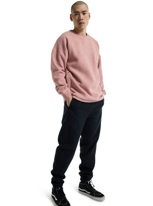 Cinder Crewneck Fleece - Powder Blush