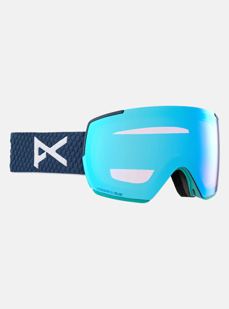 ANON M5 GOGGLES + BONUS LENS + MFI® FACE MASK - Frame: Nightfall, Lens: Perceive Variable Blue