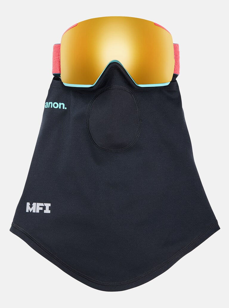 ANON M5 GOGGLES + BONUS LENS + MFI® FACE MASK - Frame: Coral Lens: Perceive Sunny Bronze