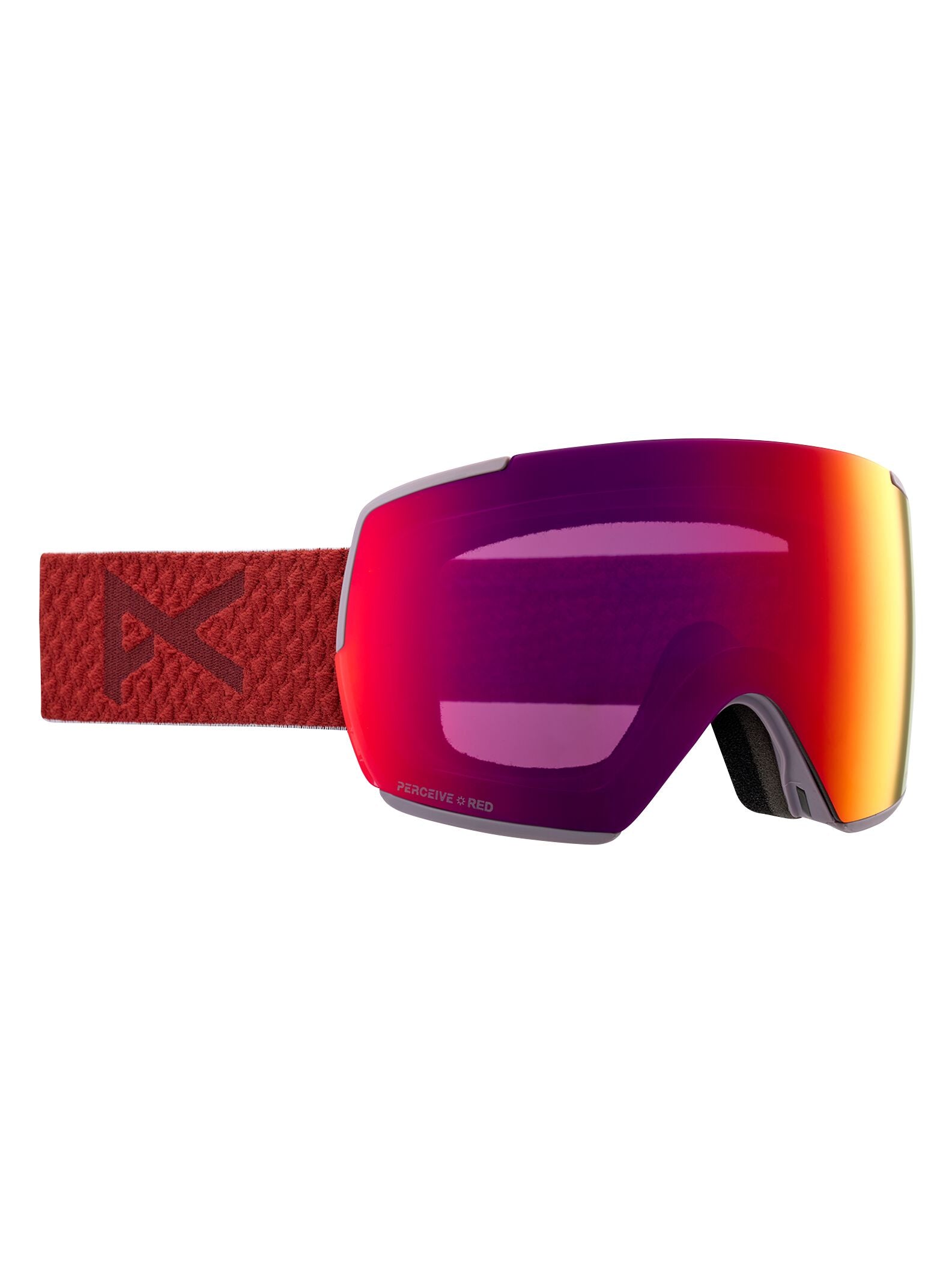 ANON M5S GOGGLES + BONUS LENS + MFI® FACE MASK - Frame: Mars Lens: Perceive Sunny Red