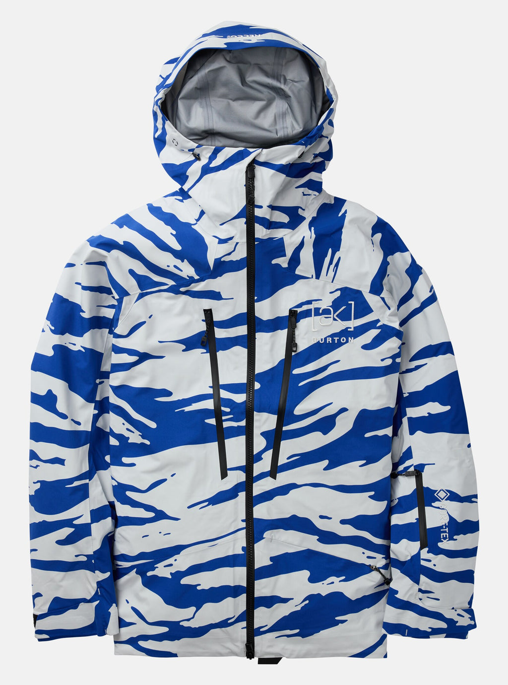 Women's [ak] Tuvak GORE-TEX C-Knit 3L Jacket - Oversized Zebra Jake Blue